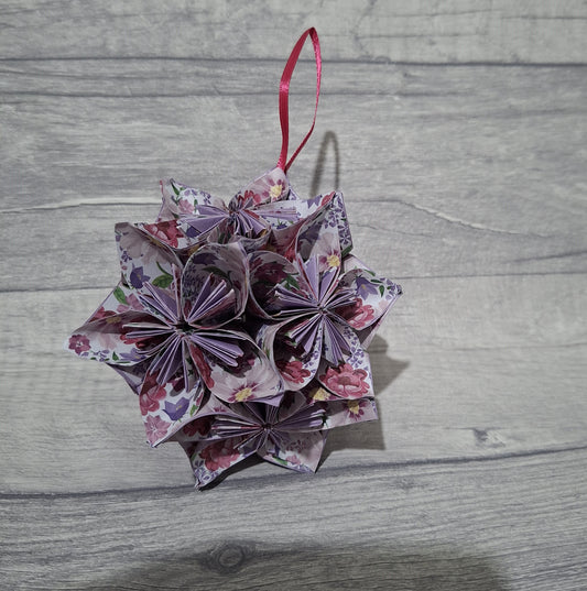 Flower Garden Origami Flower Ball