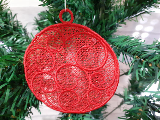 Bauble - Embroidered tree decoration
